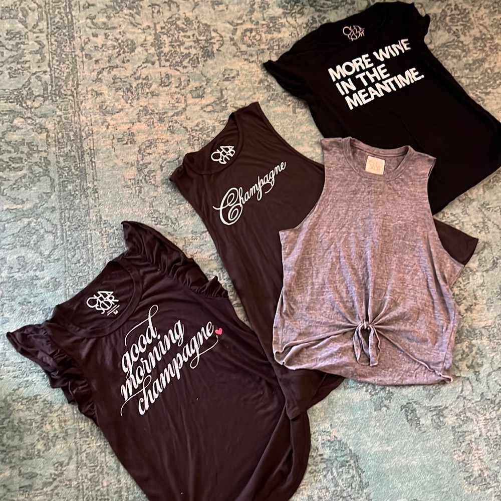 Lot of 4 Chaser shirts!